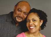 Photo of a couple smiling. Link to Life Stage Gift Planner Under Age 60 Situations.