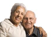 Photo of a couple smiling. Link to Life Stage Gift Planner Over Age 70 Situations.